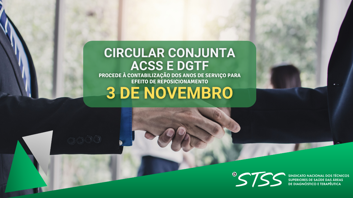Circular Informativa Conjunta ACSS e DGTF
